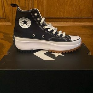 Converse high-top platform shoes (never worn)